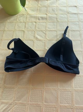 Reggiseno nero con scritte firmato Enrico Coveri