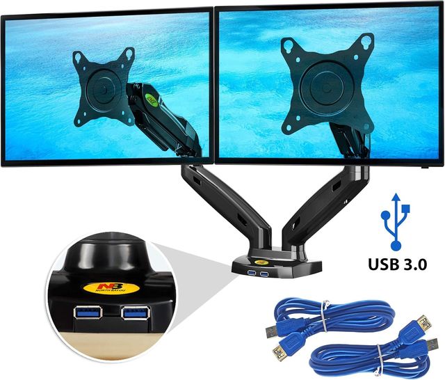 Soporte Dual VESA para Monitor 17-30 Pulgadas