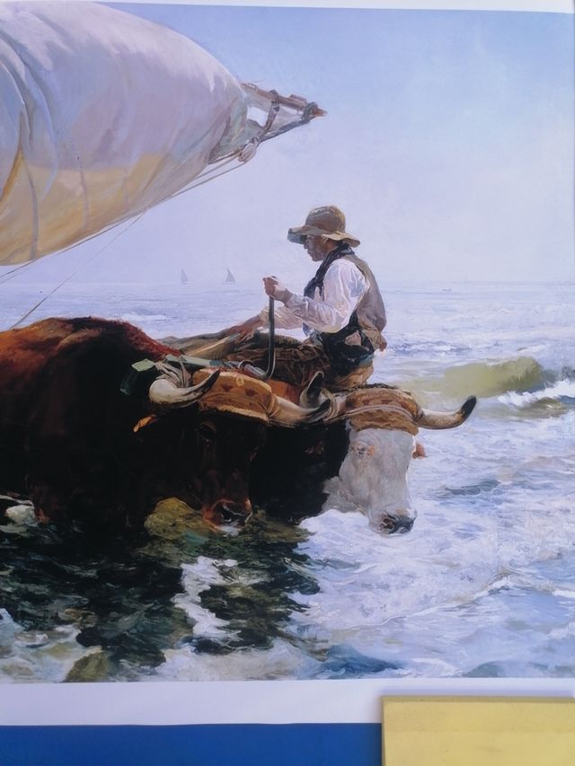 ARTE SoroLLA. BUEYES. CARTEL. R