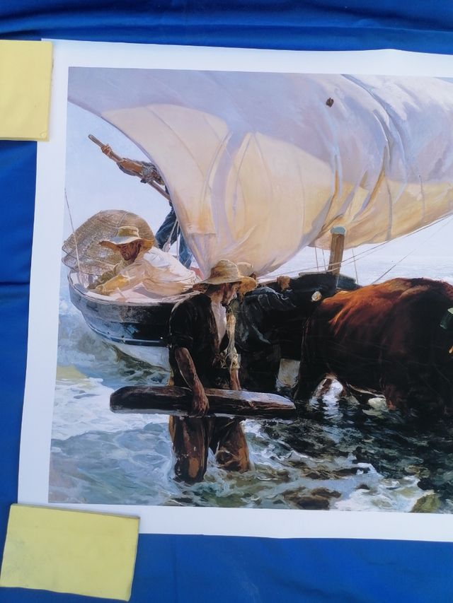 ARTE SoroLLA. BUEYES. CARTEL. R