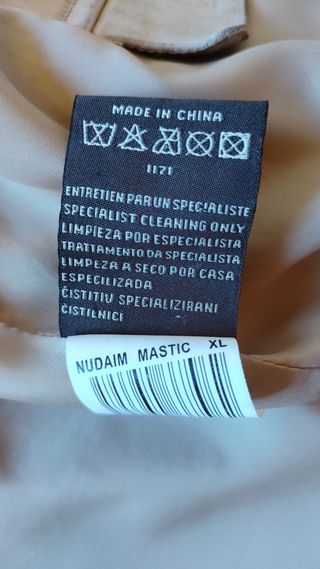 Chaqueta de ante Celio