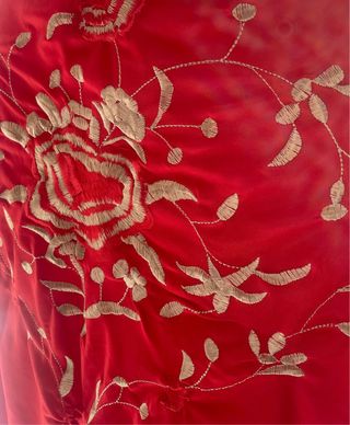 Mantón Flamenco en forma Cuadrado 145cm de pico