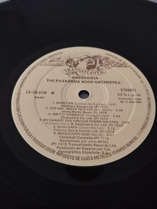 VINILO (JAZZ) THE PASADENA ROOF