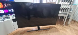 Tv Samsung 55, QLED (pantalla rota)