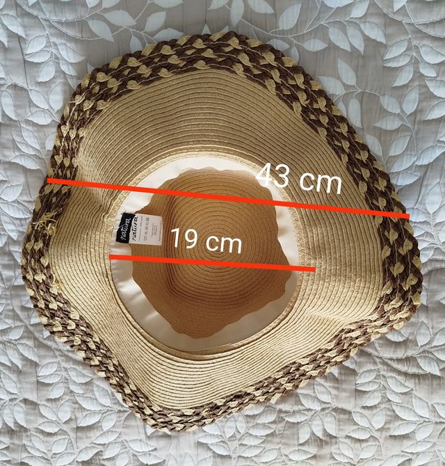Sombrero de playa de Natura