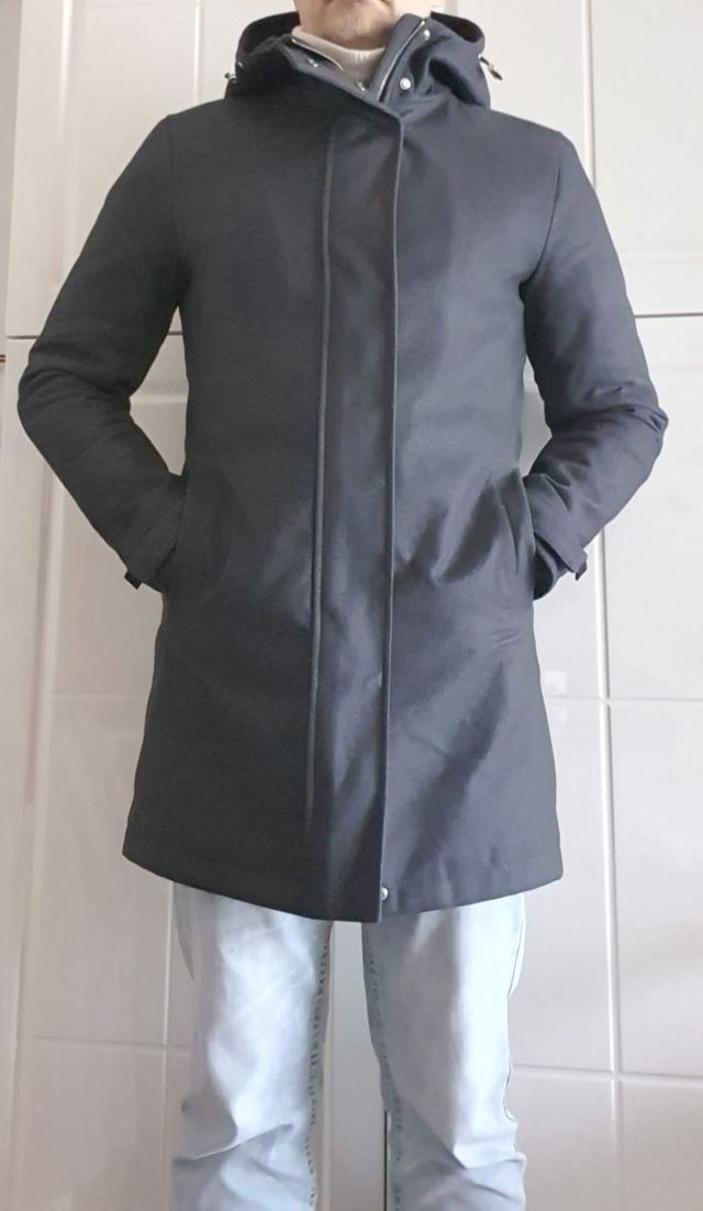 Giaccone colore nero, taglia L