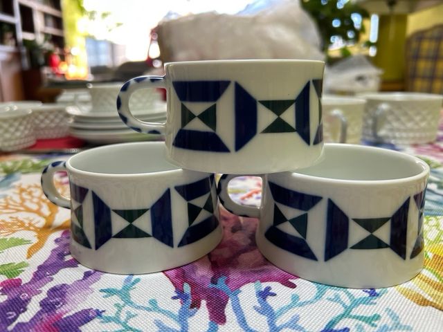 3 tazas de cafe de Sargadelos