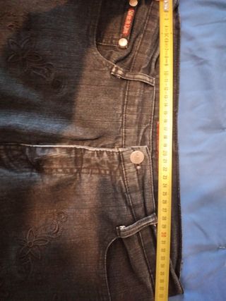 Jeans Donna TG 44/46 Nero leggero