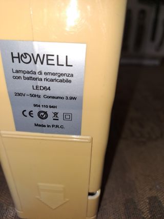 Lampada d'emergenza 