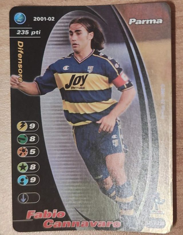 Football Champions Cannavaro Foil Near Mint 01-02