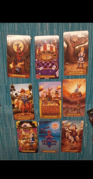 Carte tarocchi Alice Wonderland 78 cards