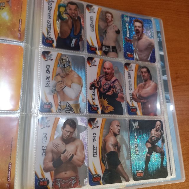Album Lamincars WWE 2008 autografo Usos