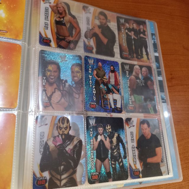 Album Lamincars WWE 2008 autografo Usos