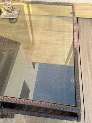 Cristal mesa 108cmx108cm