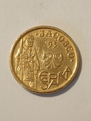 moneda conmemorativa, del año Jacobeo de 1993,