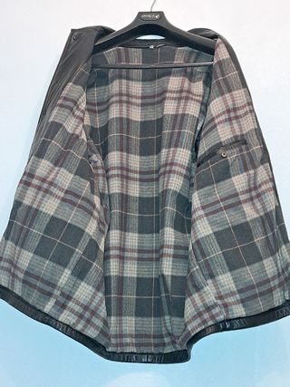 Cazadora 3/4 piel hombre talla 58.