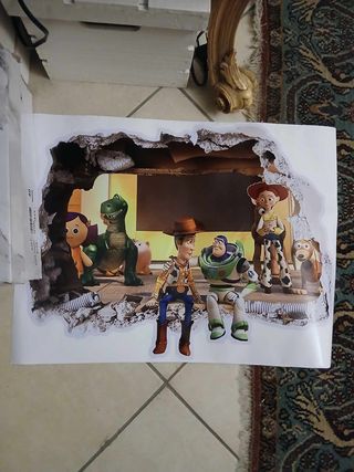 Adesivo da parete divertente di Toy Story