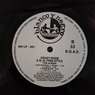 LP ELECTRÓNICA 1991 Crazy Eddie. Ibiza Jam. Vinilo