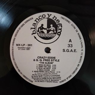 LP ELECTRÓNICA 1991 Crazy Eddie. Ibiza Jam. Vinilo