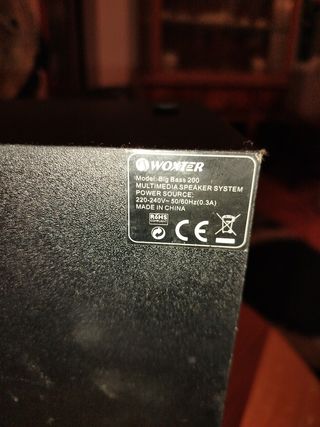 Subwoofer amplificado home cinema