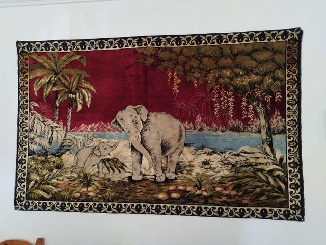 Tapiz cuadro de pared antiguo