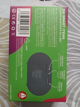 Altavoz BT portátil con soporte móviles