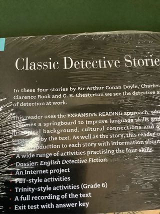 Inglés B1 CLASSIC DETECTIVE STORIES. Libro y CD.