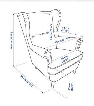 Poltrona Ikea mod Strandmon