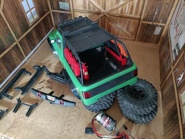 Lote Carrocería Traxxas Sport Verde 1/10