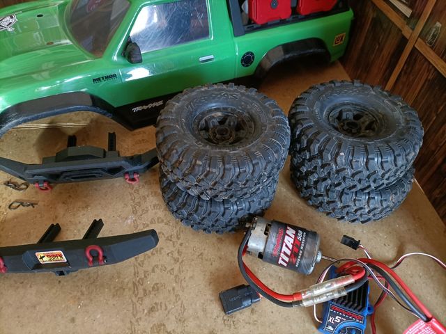 Lote Carrocería Traxxas Sport Verde 1/10