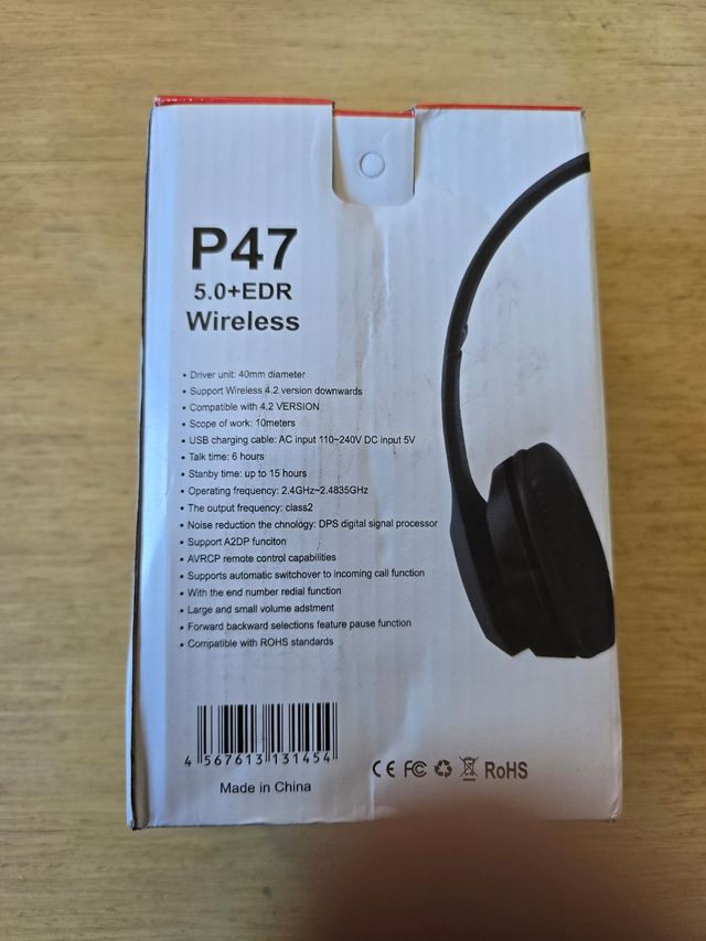 Auriculares Plegables Bluetooth