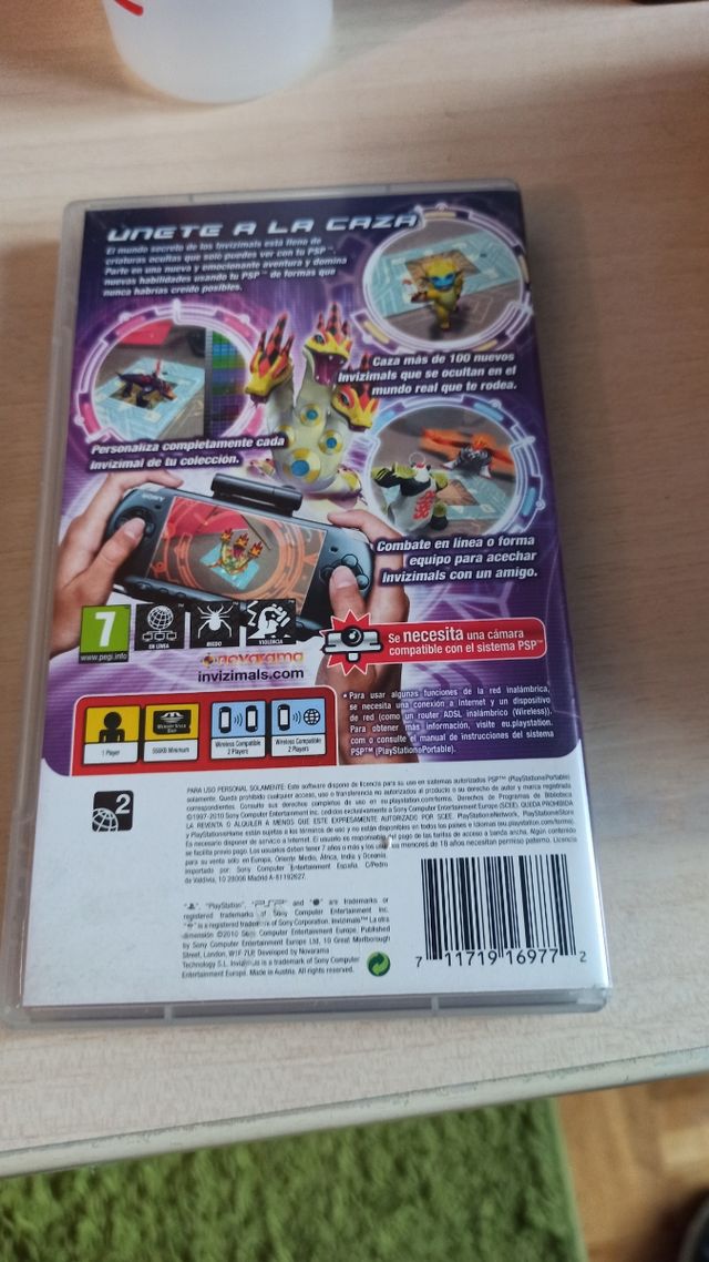 JUEGO PSP "INVIZIMALS"
