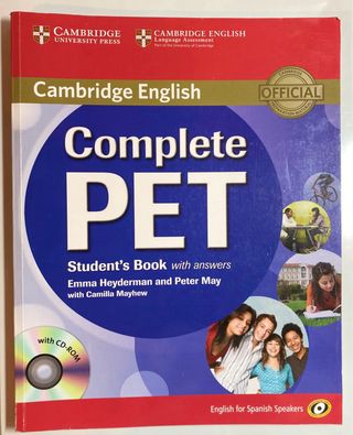 Pack preparación libros inglés B1 PET Cambridge