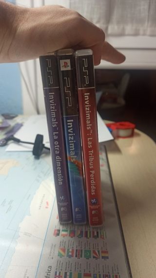 PACK DE 3 JUEGOS PSP "INVIZIMALS"