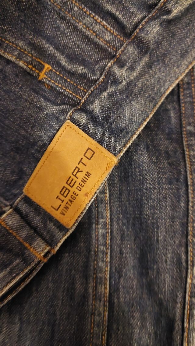 Cazadora vaquera azul oscuro Liberto