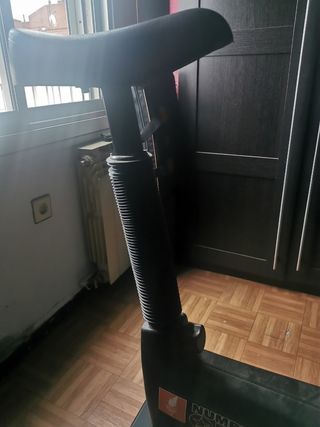 Bicicleta estática.