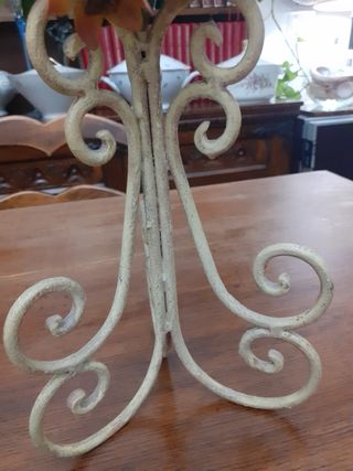 Porta candela in ferro verniciato