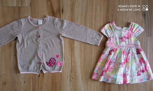 Vestido y rebeca 18-24 meses.
