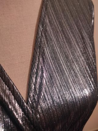 Vestido brillo plateado