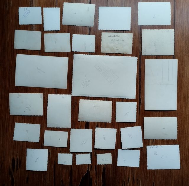 *Lote fotografías antiguas de grupos persona 40-70