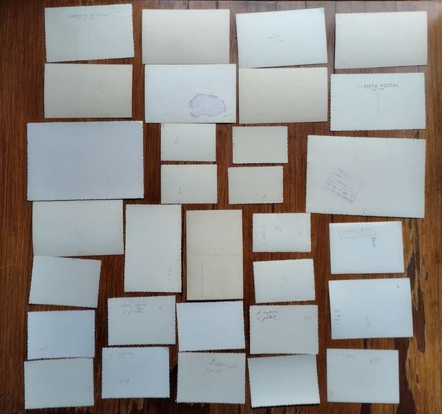 *Lote fotografías antiguas de grupos persona 40-70