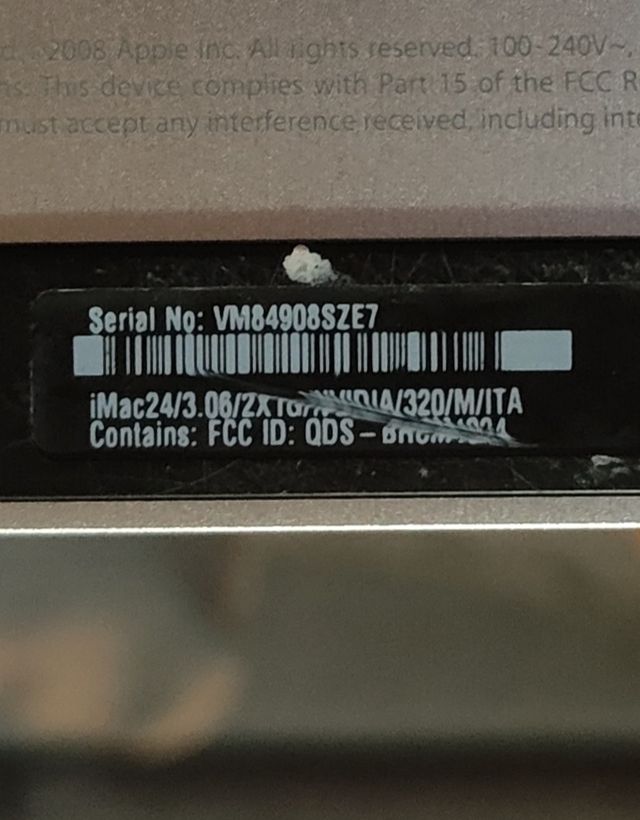 Piedistallo per iMac 24