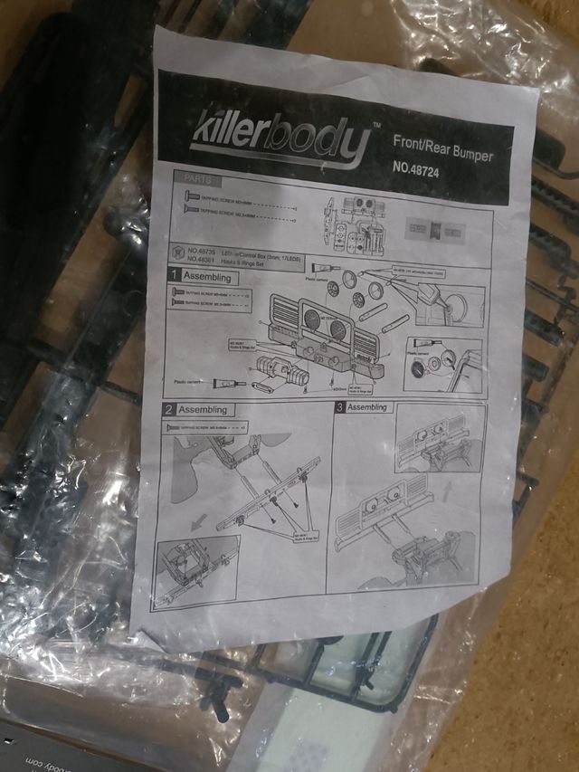 Lote proyecto crawler 1/10 land Rover