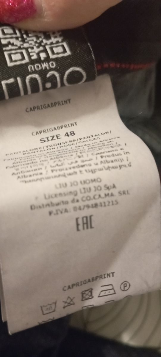 Pantalone uomo Liu Jo