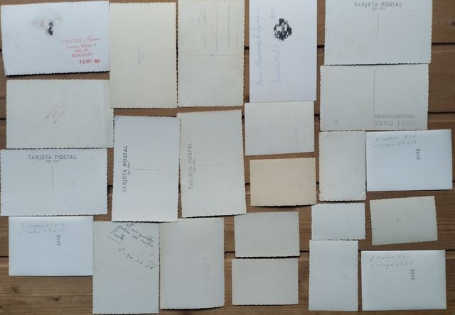 * Lote fotografías antiguas parejas años 40-60