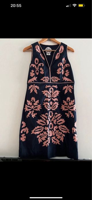 Vestido Almatrichi bordado nuevo