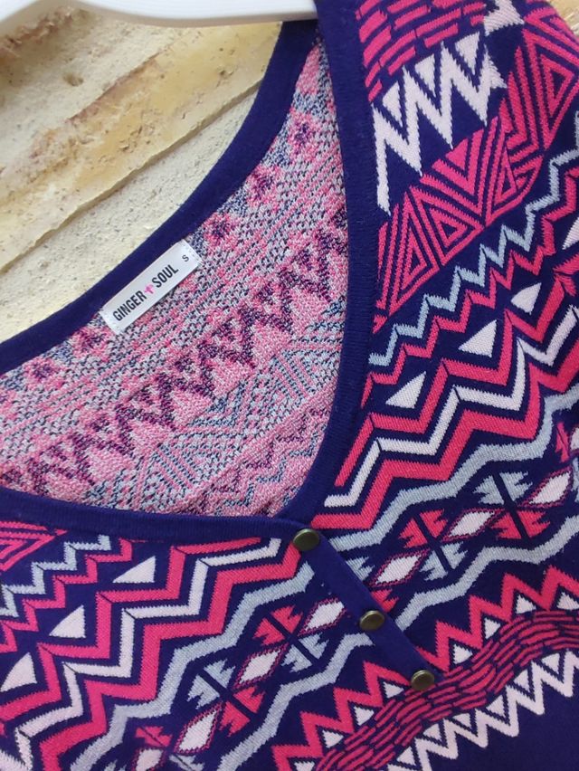 Vestido estampado punto Ginger and soul