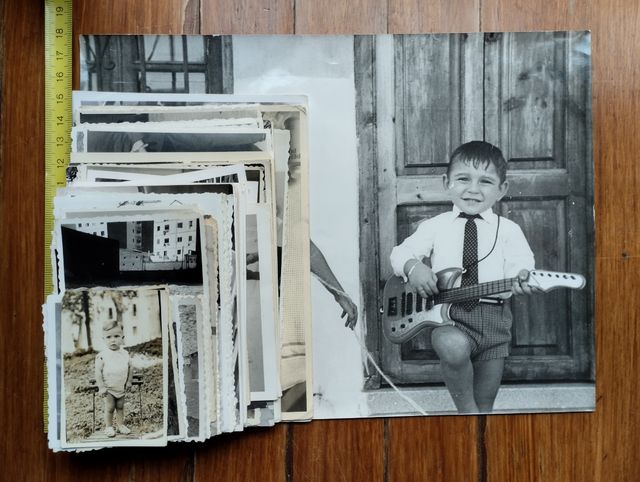 Lote fotografías antiguas de infancia, 40-70