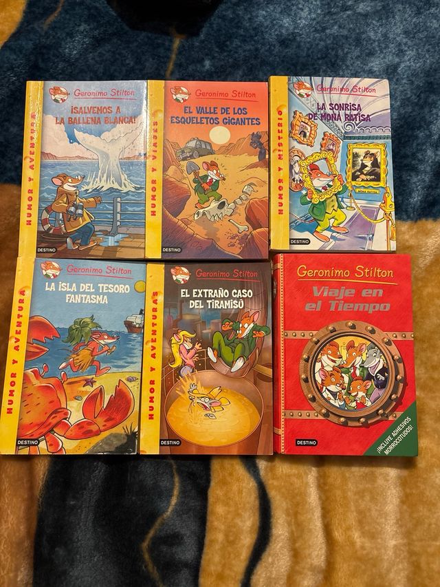 Lote libros Geronimo Stilton
