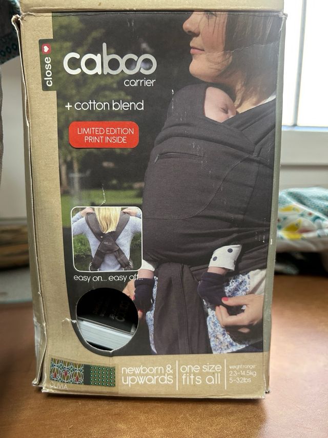 Porta bebé Close Caboo cotton blend